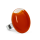 Bague en verre soufflée - Galet Medium Milk