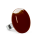 Bague en verre soufflée - Galet Medium Milk