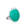 Bague en verre soufflée - Galet Mini Paillettes Colors