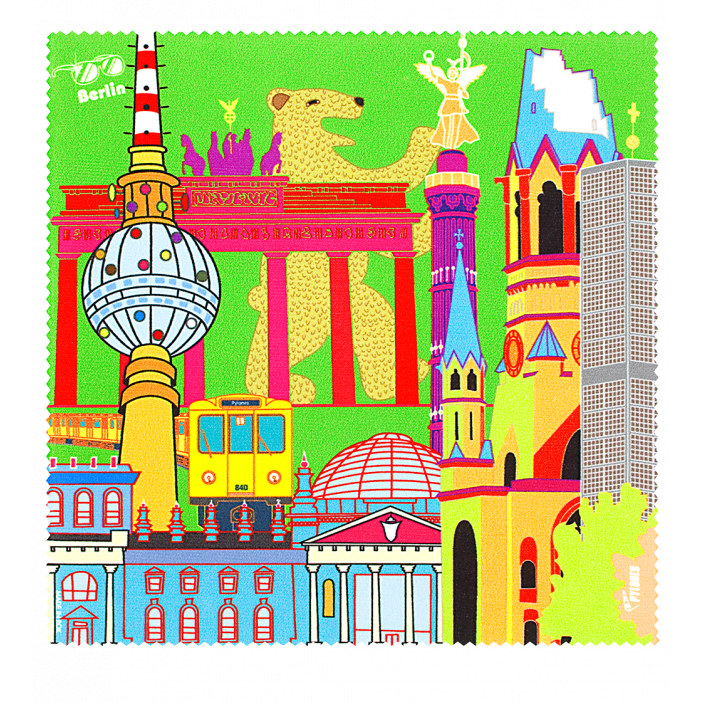 Microfibre cloth for glasses - Belle Vue City Berlin