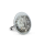 Bague en verre soufflée - Galet Mini Paillettes
