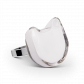 Glass ring - Cat Medium Milk