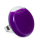 Bague en verre soufflée - Platine Giga Milk