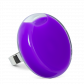 Anello in vetro - Platine Giga Milk Blu scuro