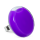 Bague en verre soufflée - Platine Giga Milk