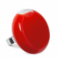 Anello in vetro - Platine Giga Milk Rosso scuro