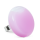 Bague en verre soufflée - Platine Giga Milk