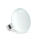 Bague en verre soufflée - Platine Medium Milk