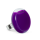 Bague en verre soufflée - Platine Medium Milk