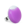 Bague en verre soufflée - Platine Medium Milk