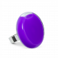 Anello in vetro - Platine Medium Milk Fucsia