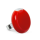 Bague en verre soufflée - Platine Medium Milk