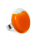 Bague en verre soufflée - Platine Medium Milk