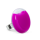 Bague en verre soufflée - Platine Medium Milk