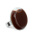 Bague en verre soufflée - Platine Medium Milk