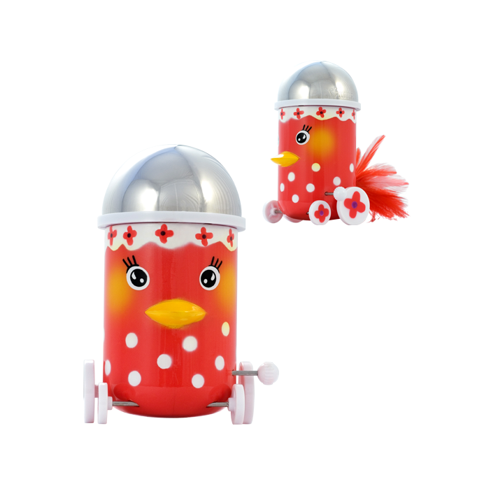 Saliera - Rolling Birds Rosso