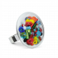 Glasring - Platine Medium Mix Perles