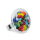 Anello in vetro - Platine Medium Mix Perles