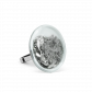 Anello in vetro - Platine Mini Paillettes Bianco
