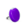 Bague en verre soufflée - Platine Mini Milk