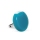 Bague en verre soufflée - Platine Mini Milk