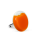 Bague en verre soufflée - Platine Mini Milk