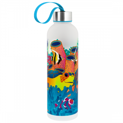 Gourde 80 cl - Happyglou Large - Fluocéan