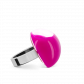 Bague en verre soufflée - Dome Mini Milk