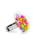 Glass ring - Dome Medium Mix Perles
