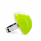 Glass ring - Dome Medium Milk