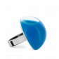 Glass ring - Dome Medium Milk