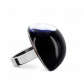 Glass ring - Dome Medium Milk