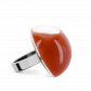 Glass ring - Dome Medium Milk