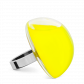 Glass ring - Dome Giga Milk