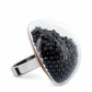 Bague en verre soufflée - Dome Giga Billes