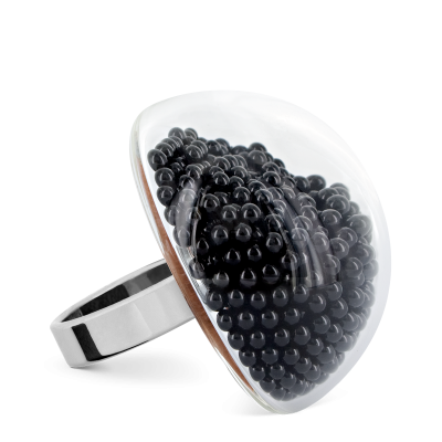 Anello in vetro - Dome Giga Billes