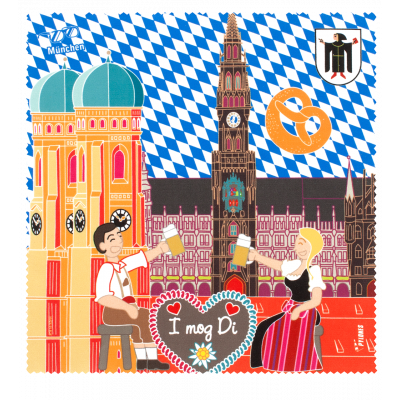 Tissu microfibre pour lunettes - Belle Vue City - München