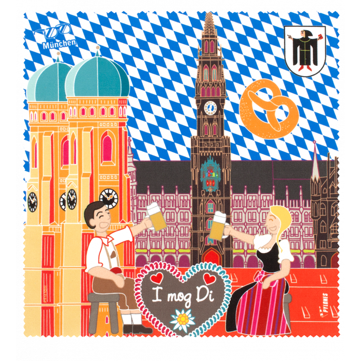 Microfibre cloth for glasses - Belle Vue City München