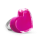 Bague en verre soufflée - Coeur Medium Milk