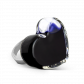 Anello in vetro - Coeur Medium Milk Rosso chiaro