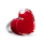 Bague en verre soufflée - Coeur Medium Milk