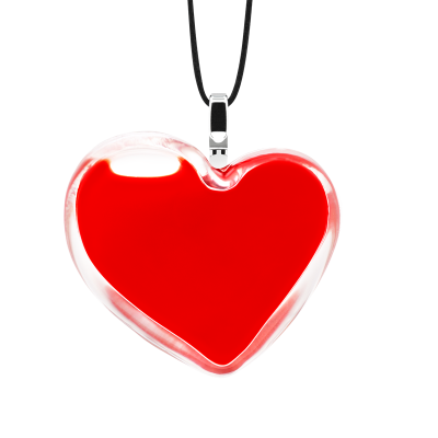 Necklace - Coeur Medium Milk
