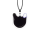 Pendentif en verre soufflé - Chat nano milk
