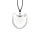 Pendentif en verre soufflé - Chat nano milk