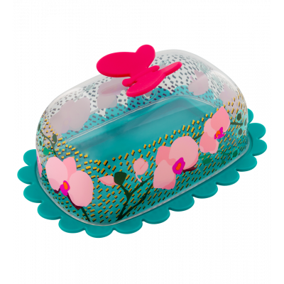 Butter dish - Butter Fly - Orchid Blue