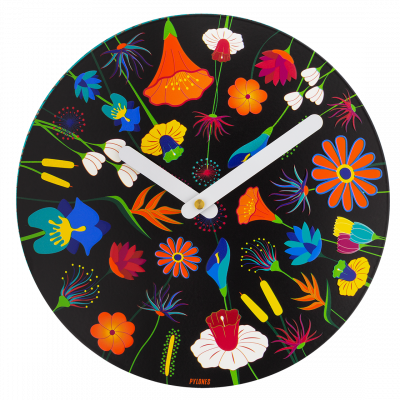 Horloge - Happy Time - Jardin fleuri