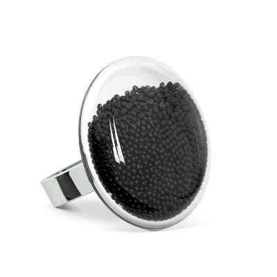 Anello in vetro - Galet Medium Billes