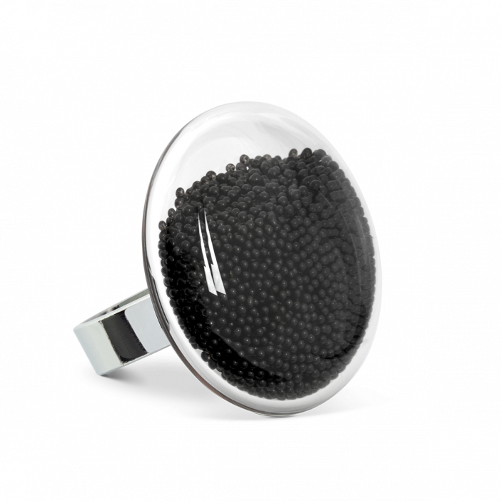 Anello in vetro - Galet Medium Billes