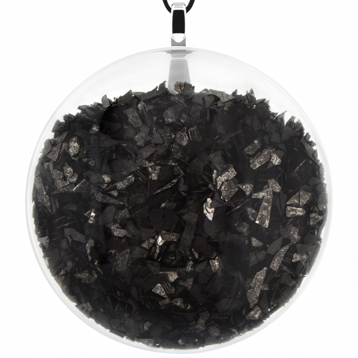 Necklace - Galet Giga Paillettes