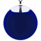 Pendentif en verre soufflé - Galet Giga Milk